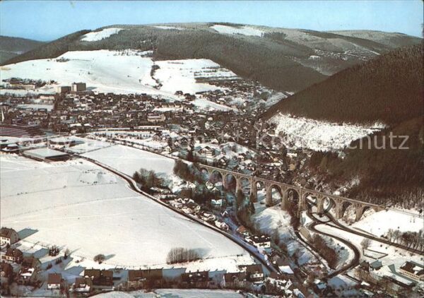 Willingen Sauerland Fliegeraufnahme Viadukt