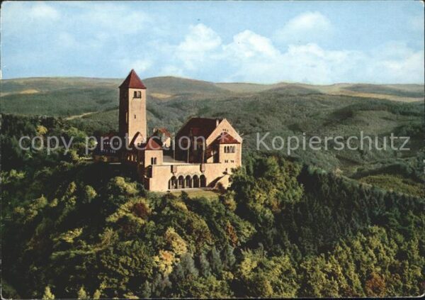 Weinheim Bergstrasse Fliegeraufnahme W.S.C. Wachenburg