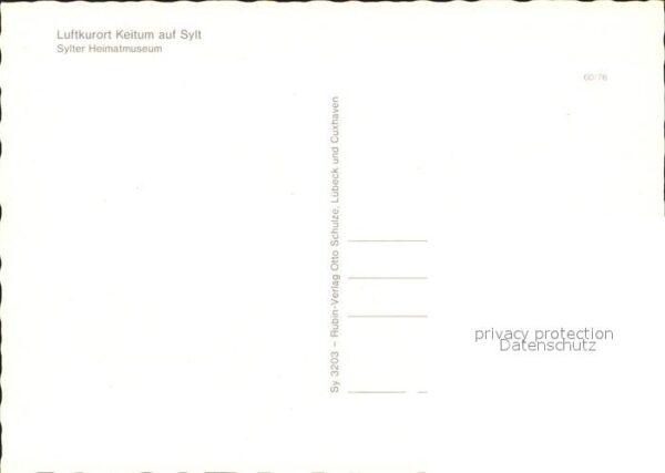 Keitum Sylt Sylter Heimatmuseum – Bild 2