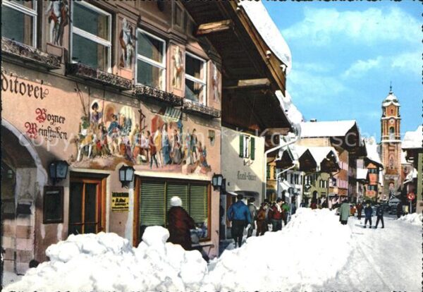 Mittenwald Bayern Obermarkt und Pfarrkirche