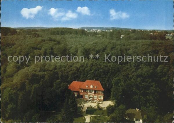 Schleswig Holstein Fliegeraufnahme Waldhotel am Schloss Go