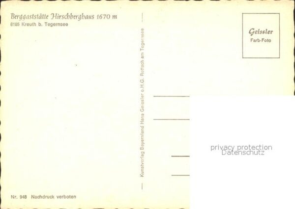 Kreuth Tegernsee Bergstation Hirschberghaus – Bild 2