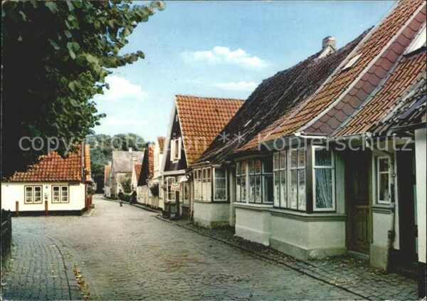 Schleswig Holstein Fischersiedlung auf dem Holm