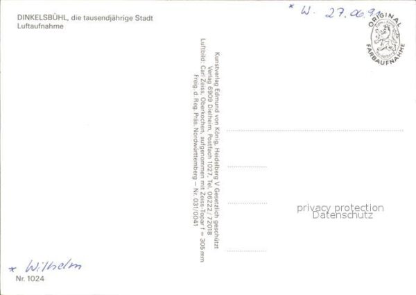 Dinkelsbuehl Fliegeraufnahme – Bild 2