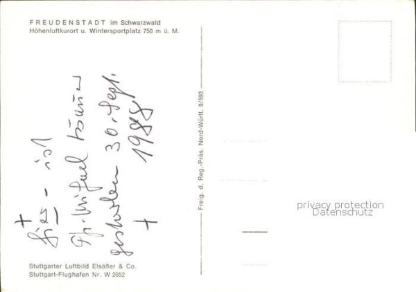 Freudenstadt Fliegeraufnahme – Bild 2