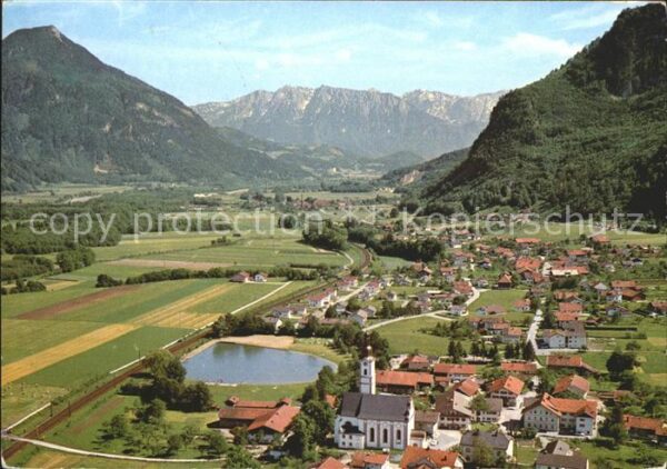 Flintsbach Inn Fliegeraufnahme mit Kranzhorn