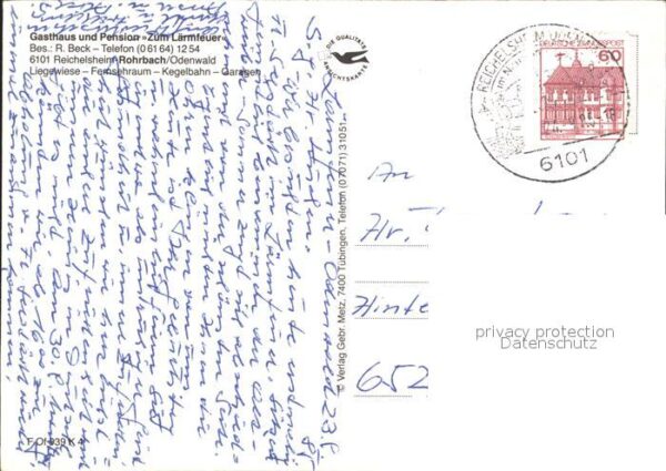 Reichelsheim Odenwald Gasthaus Pension Zum Lärmfeur – Bild 2