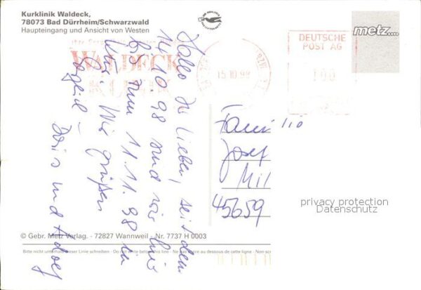 Bad Duerrheim Kurklinik Waldeck – Bild 2