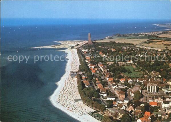 Laboe Fliegeraufnahme Strand