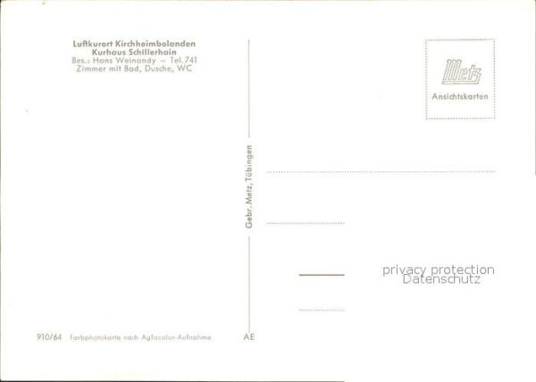 Kirchheimbolanden Kurhaus Schillerhain – Bild 2