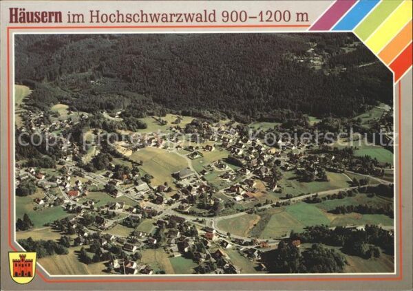 Haeusern Schwarzwald Fliegeraufnahme