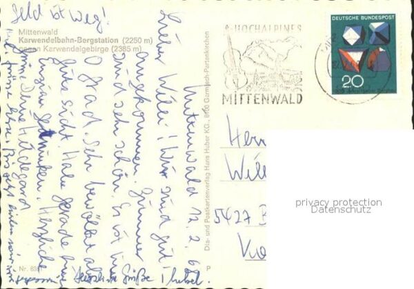Mittenwald Bayern Karwendelbahn-Bergstation – Bild 2
