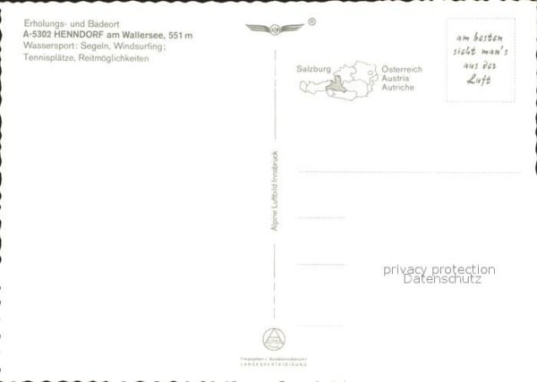 Henndorf Wallersee Fliegeraufnahme – Bild 2