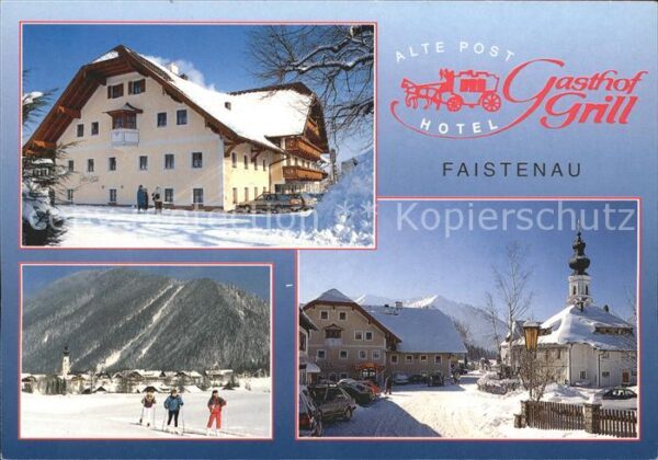 Faistenau Salzburg Hotel Gasthof Alte Post Skigebiet