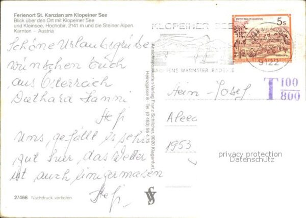 St Kanzian Klopeiner See Fliegeraufnahme – Bild 2