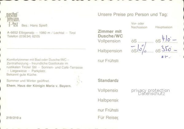 Elbigenalp Hotel Gasthof Post – Bild 2