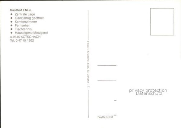 Koetschach-Mauthen Kaernten Gasthof Engel – Bild 2