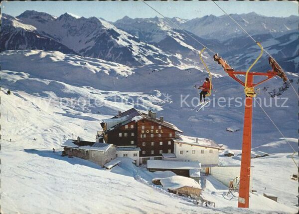 Kitzbuehel Tirol Skigebiet Kitzbüheler Horn Sessellift