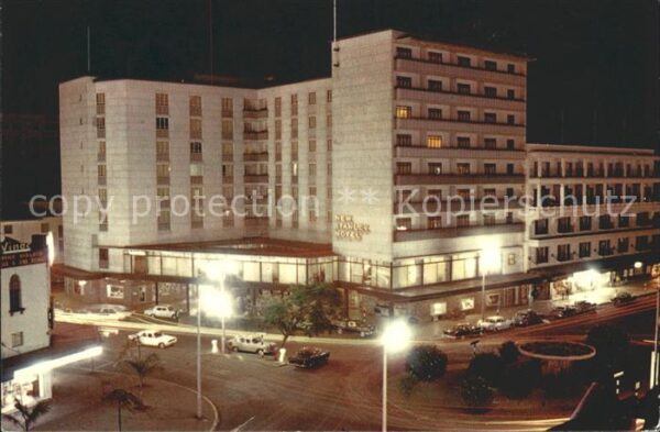 Nairobi New Stanley Hotel bei Nacht