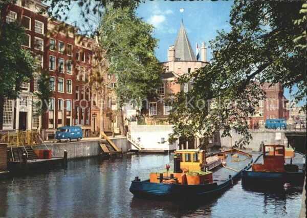 Amsterdam Niederlande Geldersekade mit Schreierstoren