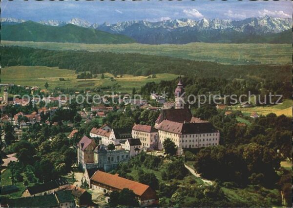 Kloster Andechs Fliegeraufnahme