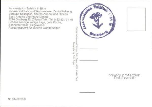 Zillertal Tirol Jausenstation Talblick Distlberg – Bild 2