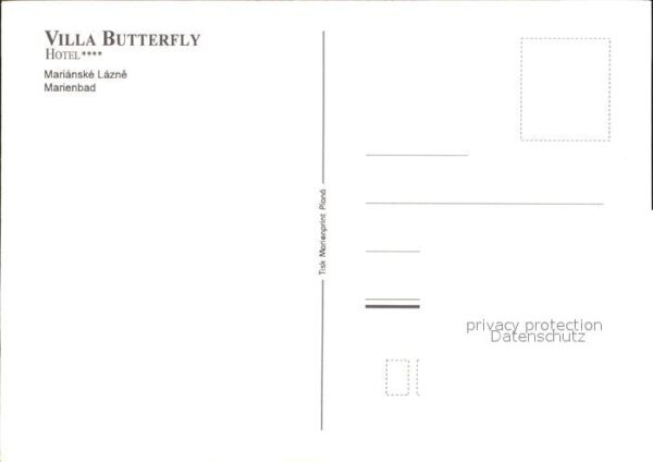 Marienbad Tschechien Boehmen Villa Butterfly – Bild 2