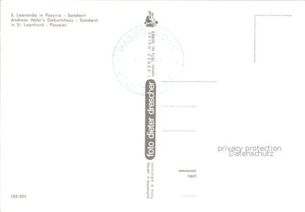 St Leonhard Passeier Sandwirt Andreas Hofers Geburtshaus – Bild 2