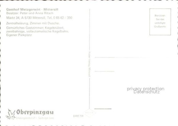 Mittersill Oberpinzgau Gasthaus Metzgewirt Mittersill – Bild 2