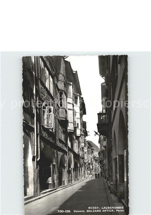 Bozen Suedtirol Laubengasse