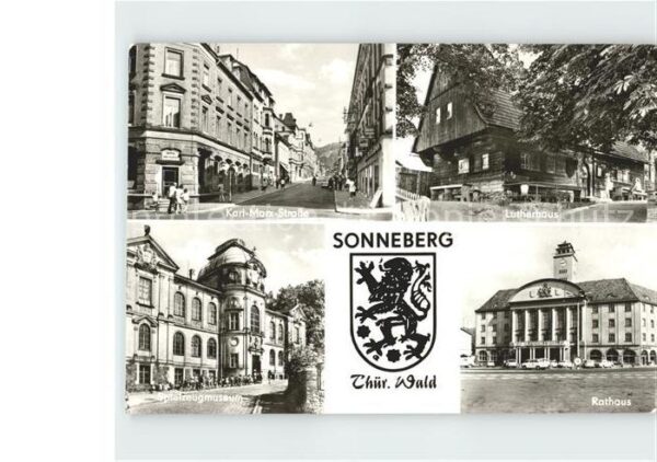 Sonneberg Thueringen Lutherhaus Spielzeugmuseum Karl-Marx-St