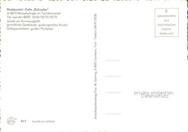 Nesselwaengle Tirol Restaurant Cafe Schuster – Bild 2