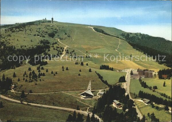Feldberg Schwarzwald Fliegeraufnahme