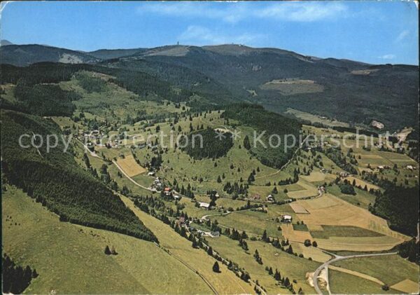 Feldberg Schwarzwald Fliegeraufnahme