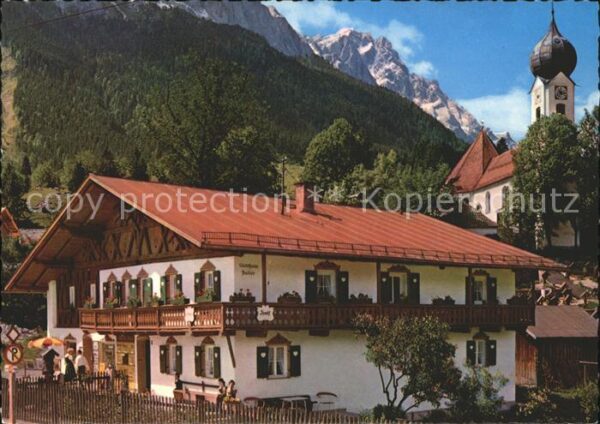 Grainau mit Zugspitze