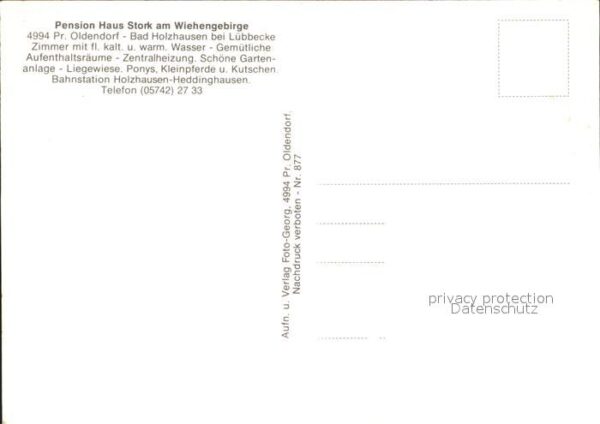Bad Holzhausen Luebbecke Pension Haus Stork – Bild 2
