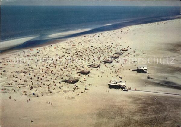 St Peter-Ording Fliegeraufnahme Strand