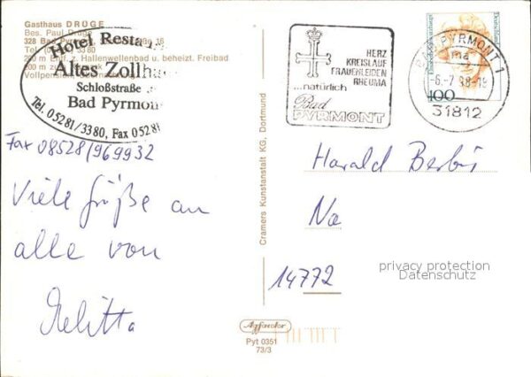 Bad Pyrmont Gasthaus Drüge Altes Zollhaus – Bild 2