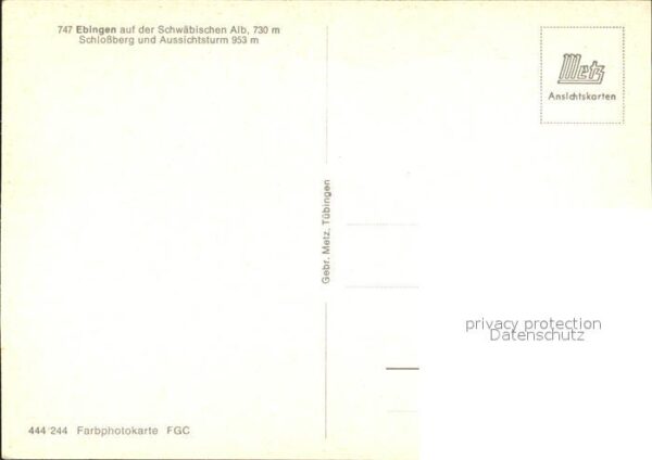 Ebingen Schlossberg und Aussichtsturm – Bild 2