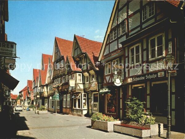 Celle Niedersachsen Blick in die Neue Strasse