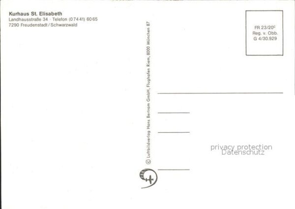 Freudenstadt Kurhaus Sankt Elisabeth Fliegeraufnahme – Bild 2