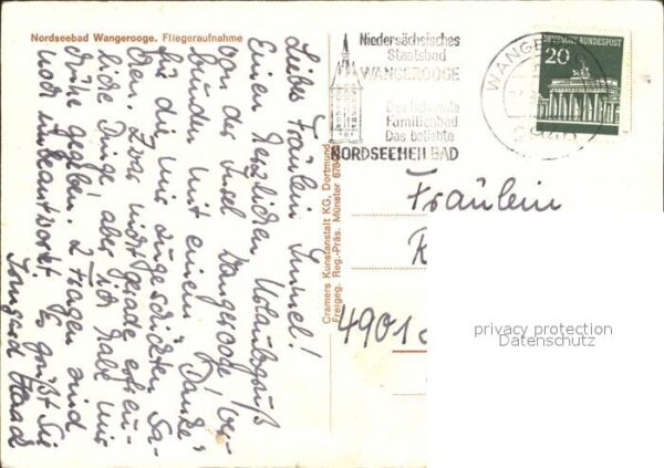 Wangerooge Nordseebad Fliegeraufnahme – Bild 2