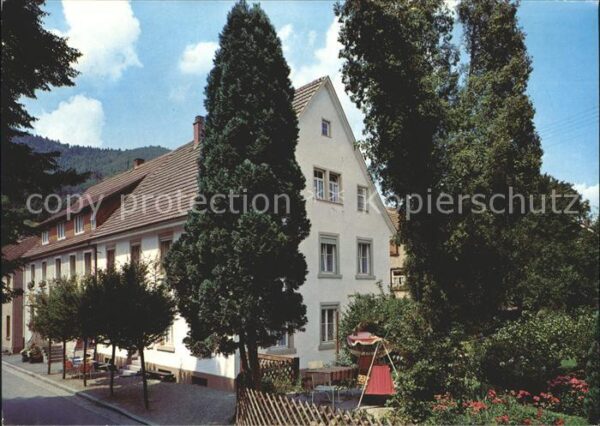 Hornberg Schwarzwald Gasthof Pension Zum Schützen