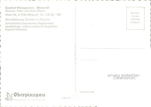 Mittersill Oberpinzgau Gasthof Metzgerwirt Mittersill – Bild 2