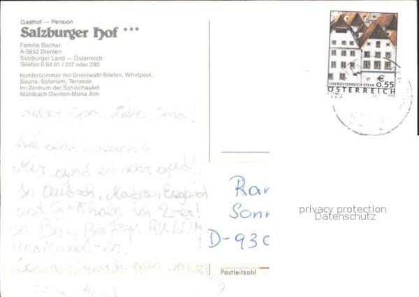 Dienten Hochkoenig Gasthof Pension Salzburger Hof – Bild 2