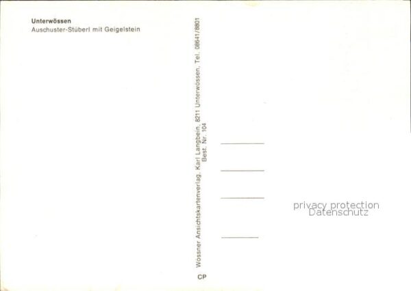 Unterwoessen Auschuster Stüberl mit Geigelstein – Bild 2