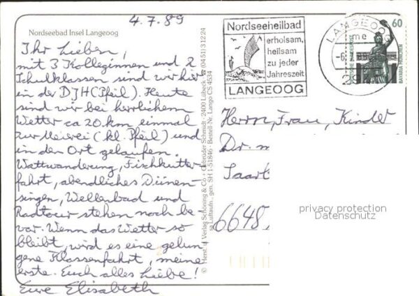 Langeoog Nordseebad Fliegeraufnahme – Bild 2