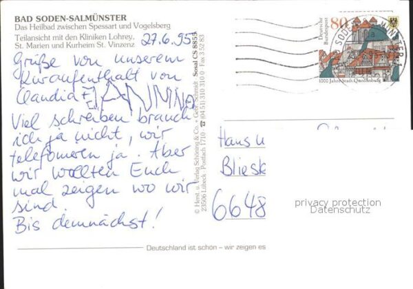 Bad Soden-Salmuenster Fliegeraufnahme Kurheim Sankt Vinzenz – Bild 2