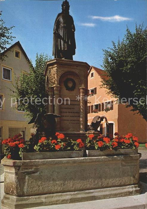 Wolframs-Eschenbach Wolfram Denkmal