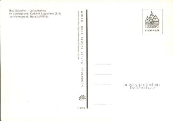 Bad Salzuflen Kurklinik Lipperland Fliegeraufnahme – Bild 2